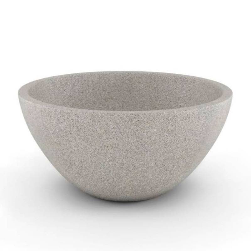 Basin Tabletop Concrete Planter - Gray